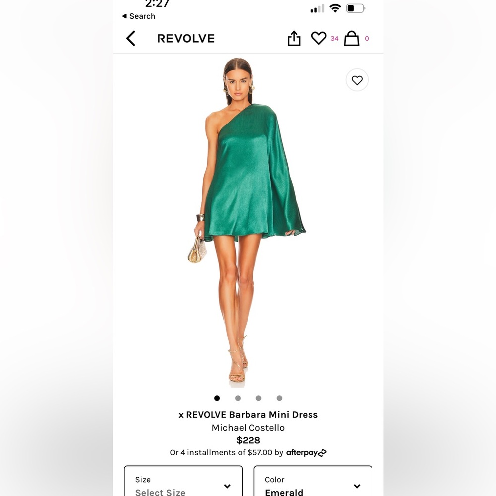 Revolve Michael Costello Dress